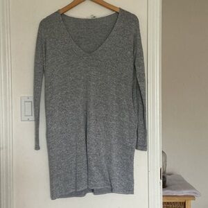 Wilfred Heather Gray Knit Dress